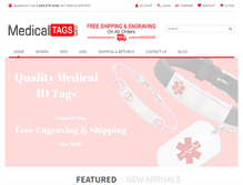 Tablet Screenshot of medicaltags.com